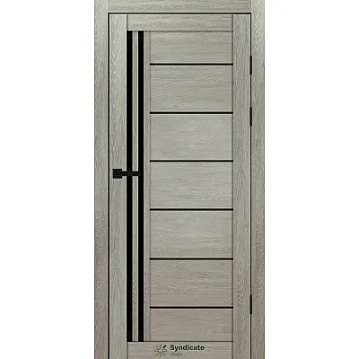 Міжкімнатні Двері SD-PVC-114 BLK Syndicate ПВХ плівка-9