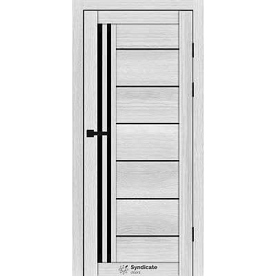 Міжкімнатні Двері SD-PVC-114 BLK Syndicate ПВХ плівка-0
