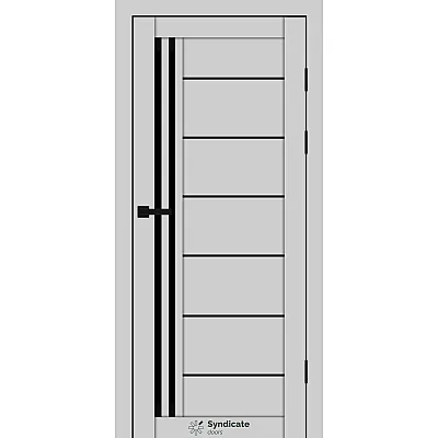 Міжкімнатні Двері SD-PVC-114 BLK Syndicate ПВХ плівка-16