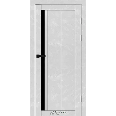Міжкімнатні Двері SD-PVC-124 BLK Syndicate ПВХ плівка-7