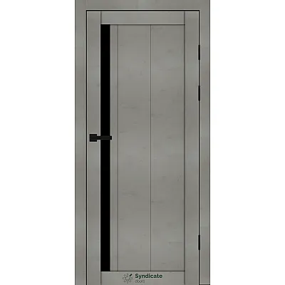 Міжкімнатні Двері SD-PVC-124 BLK Syndicate ПВХ плівка-11