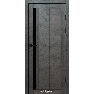 Міжкімнатні Двері SD-PVC-124 BLK Syndicate ПВХ плівка-9