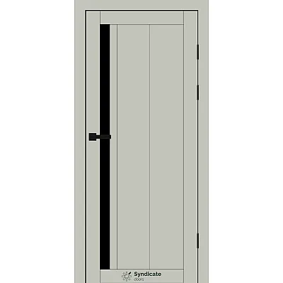 Міжкімнатні Двері SD-PVC-124 BLK Syndicate ПВХ плівка-3
