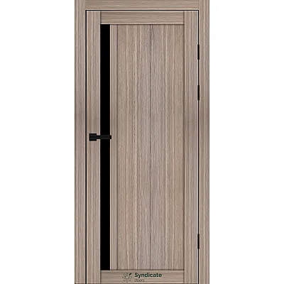 Міжкімнатні Двері SD-PVC-124 BLK Syndicate ПВХ плівка-0