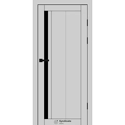 Міжкімнатні Двері SD-PVC-124 BLK Syndicate ПВХ плівка-5