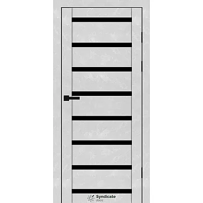 Міжкімнатні Двері SD-PVC-103 BLK Syndicate ПВХ плівка-1