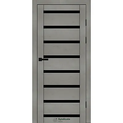 Міжкімнатні Двері SD-PVC-103 BLK Syndicate ПВХ плівка-2