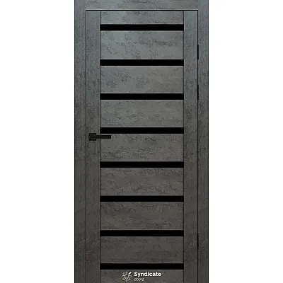Міжкімнатні Двері SD-PVC-103 BLK Syndicate ПВХ плівка-3