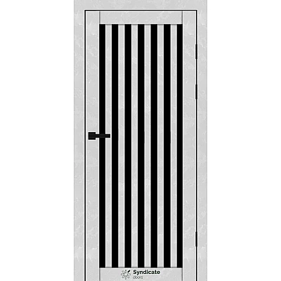 Міжкімнатні Двері SD-PVC-125 BLK Syndicate ПВХ плівка-1