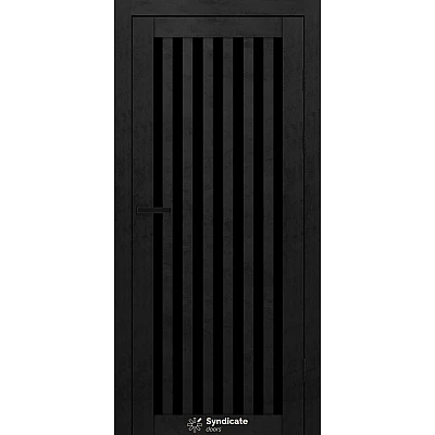 Міжкімнатні Двері SD-PVC-125 BLK Syndicate ПВХ плівка-10