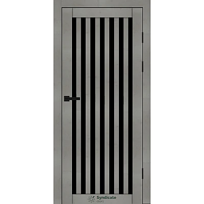 Міжкімнатні Двері SD-PVC-125 BLK Syndicate ПВХ плівка-2