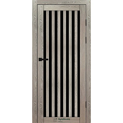 Міжкімнатні Двері SD-PVC-125 BLK Syndicate ПВХ плівка-7