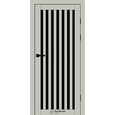 Міжкімнатні Двері SD-PVC-125 BLK Syndicate ПВХ плівка-13