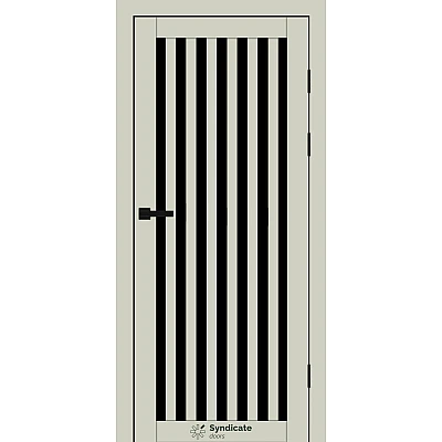 Міжкімнатні Двері SD-PVC-125 BLK Syndicate ПВХ плівка-14