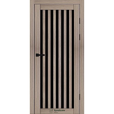 Міжкімнатні Двері SD-PVC-125 BLK Syndicate ПВХ плівка-0