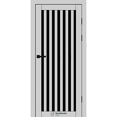 Міжкімнатні Двері SD-PVC-125 BLK Syndicate ПВХ плівка-15