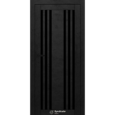 Міжкімнатні Двері SD-PVC-126 BLK Syndicate ПВХ плівка-3