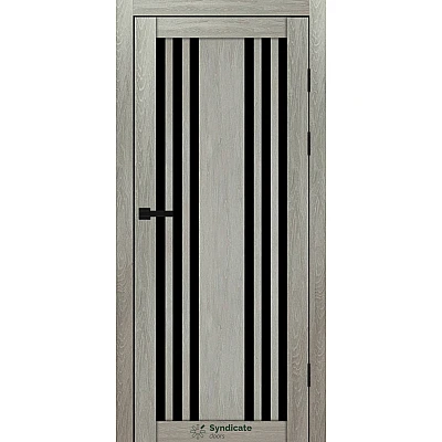 Міжкімнатні Двері SD-PVC-126 BLK Syndicate ПВХ плівка-9