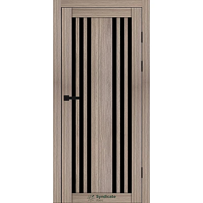 Міжкімнатні Двері SD-PVC-126 BLK Syndicate ПВХ плівка-0