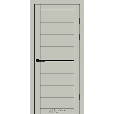 Міжкімнатні Двері SD-PVC-129 BLK Syndicate ПВХ плівка-12