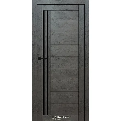 Межкомнатные Двери SD-PVC-135 BLK Syndicate ПВХ плёнка-3