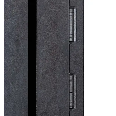 Вхідні Двері ТЕРМО ОЛІМП (квадро) Mottura Модель 575/568 Оксид чорний/Білий матовий Булат-6