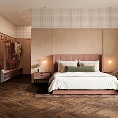 Виниловый SPC Ламинат BerryAlloc Zenn 55 Herringbone Rigid Click PALERMO 60002246-1