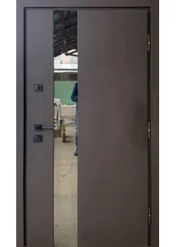 Двери Стронг Вест коричневый песок/дуб темный Vinorit "Qdoors"