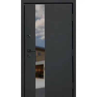 Входные Двери Стронг Вест песок темный серый/антрацит Vinorit "Qdoors"-0