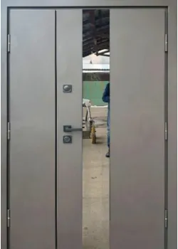 Двери Стронг Вест 1200 коричневый песок/дуб темный Vinorit "Qdoors"