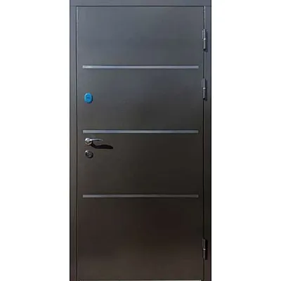 Вхідні Двері Люкс Молоток 2 RAL 9975/Оксид темний Portalino-0