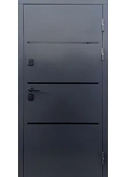 Двері ПРЕМІУМ Молоток 2 RAL 7024/Антрацит Portalino
