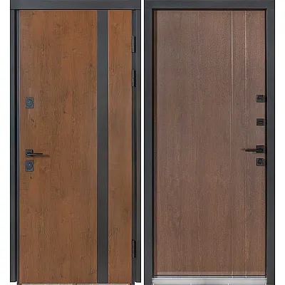 Вхідні Двері ТЕРМО HOUSE 710/265 Vinorit Булат-4