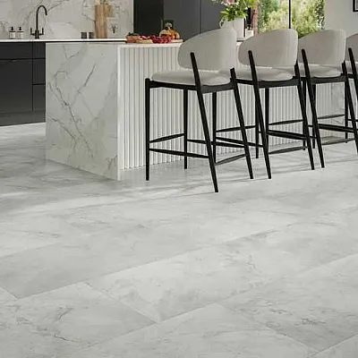Виниловая плитка Parador TrendTime 5 - Marble Abbey white-1