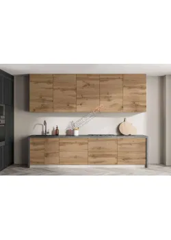 Модульна кухня Комфорт Еко 2,4 м пряма Дуб золотий