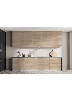 Модульна кухня Комфорт Еко 2.4 м пряма Дуб сонома