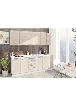 Модульна кухня Комфорт Еко 2,3 м пряма Дуб білений