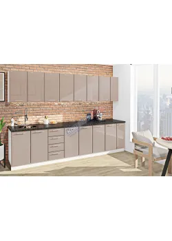 Модульная кухня Комфорт Хай-тек 3,1 м Медовый