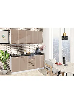 Модульная кухня Комфорт Хай-тек 1.8 м Медовый