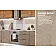 Модульна кухня Хай-тек текстурований 4,2 метра Дуб золотий, Мармур бетон бежевий-4-thumb
