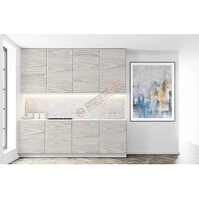 Модульна кухня Хай-тек текстурований 2 м дуб крафт білий (білений)-0