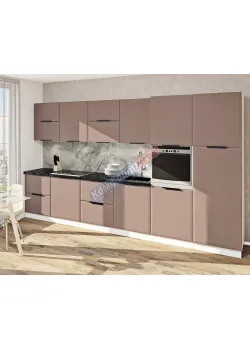 Модульная кухня Комфорт Хай-тек софт-тач супермат 3,6м