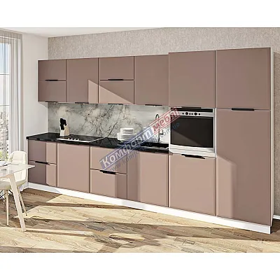 Модульна кухня Хай-тек софт-тач супермат 3,6м-0