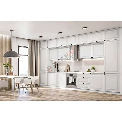 Модульна кухня Діамант 4,2м Білого кольору Модульна кухня Діамант 4,2м Білого кольору-0