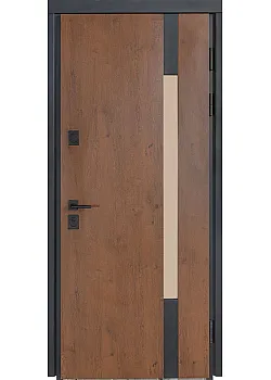 Двері ТЕРМО ХАУС ЕЛЕКТРО 705/431 Vinorit Булат