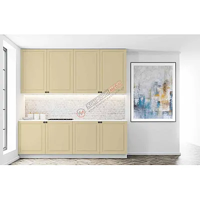 Модульная кухня Диамант 2000м Крем-0