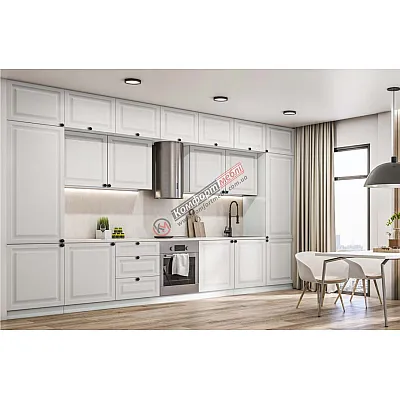 Модульная кухня Диамант 420см Белый-0