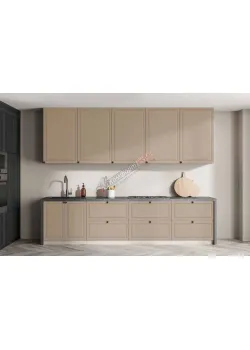 Модульна кухня Діамант 2.4м Капучіно