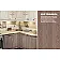 Модульная кухня Диамант 3х1.7 метра угловая Дуб беленый, Дуб трюфель-4-thumb