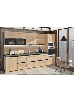Модульная кухня Комфорт Престиж 3,2 метра Дуб сонома